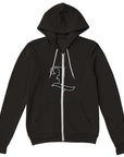 Premium Unisex-Hoodie mit Reißverschluss