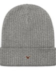 Gerippte Strickmütze Beanie
