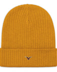 Gerippte Strickmütze Beanie