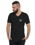 Unisex Short Sleeve V-Neck T-Shirt