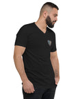 Unisex Short Sleeve V-Neck T-Shirt