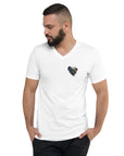 Unisex Short Sleeve V-Neck T-Shirt