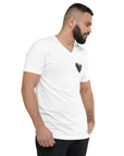 Unisex Short Sleeve V-Neck T-Shirt